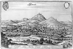 Uitzicht op Eisenach